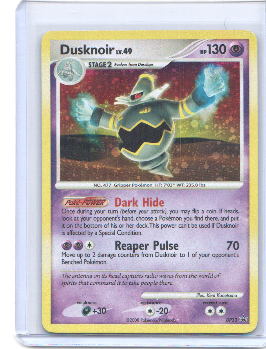 Dusknoir Promo Diamond and Pearl Promos DP33 LP