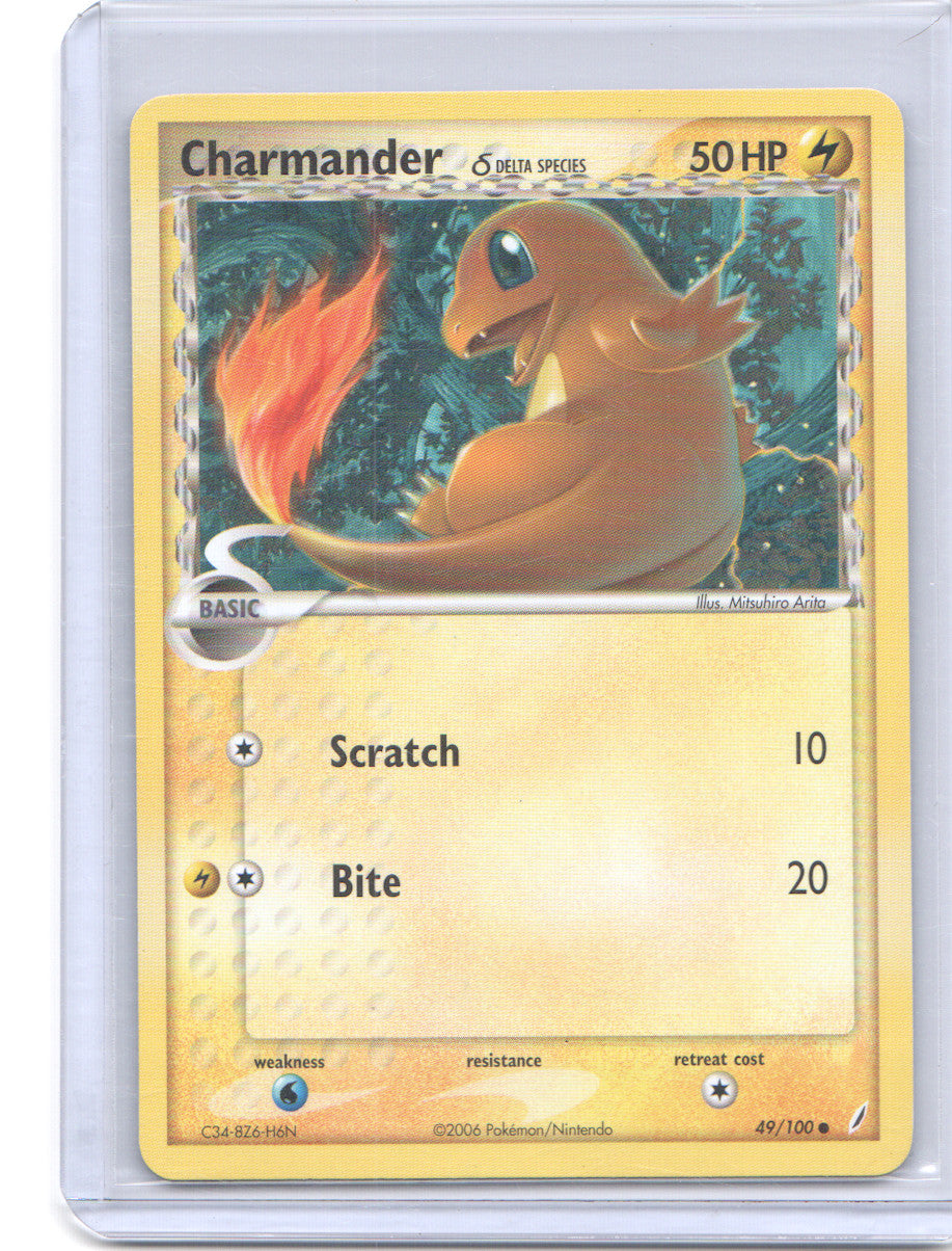 Charmander (Delta Species) Common EX Crystal Guardians 49/100 LP