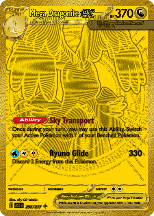 Mega Dragonite ex — Ascended Heroes Holofoil NM