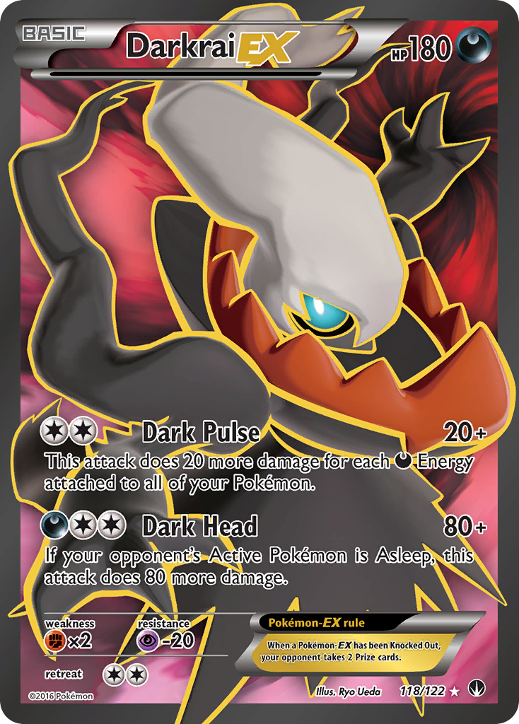 Darkrai-EX — BREAKpoint Holofoil MP
