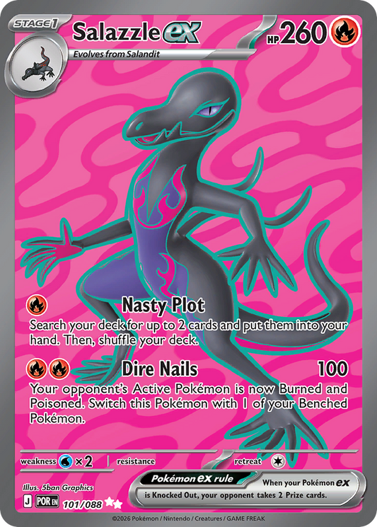 Salazzle ex — Perfect Order Holofoil NM