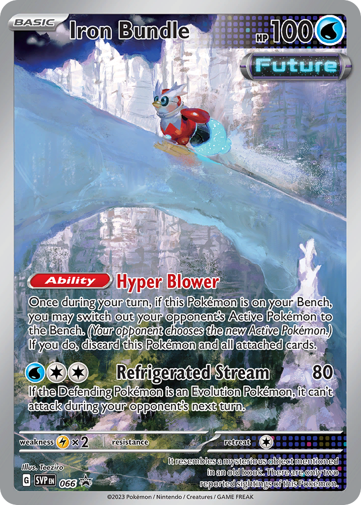 Iron Bundle — Scarlet & Violet Black Star Promos Pokemon Center Stamp NM