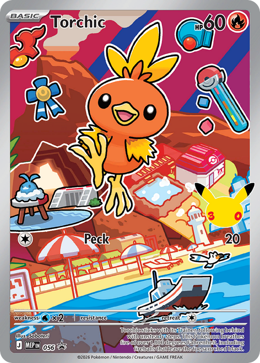 Torchic — Mega Evolution Black Star Promos Non-Holo NM