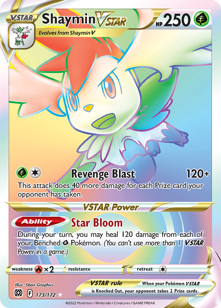 Shaymin VSTAR — Brilliant Stars Holofoil NM