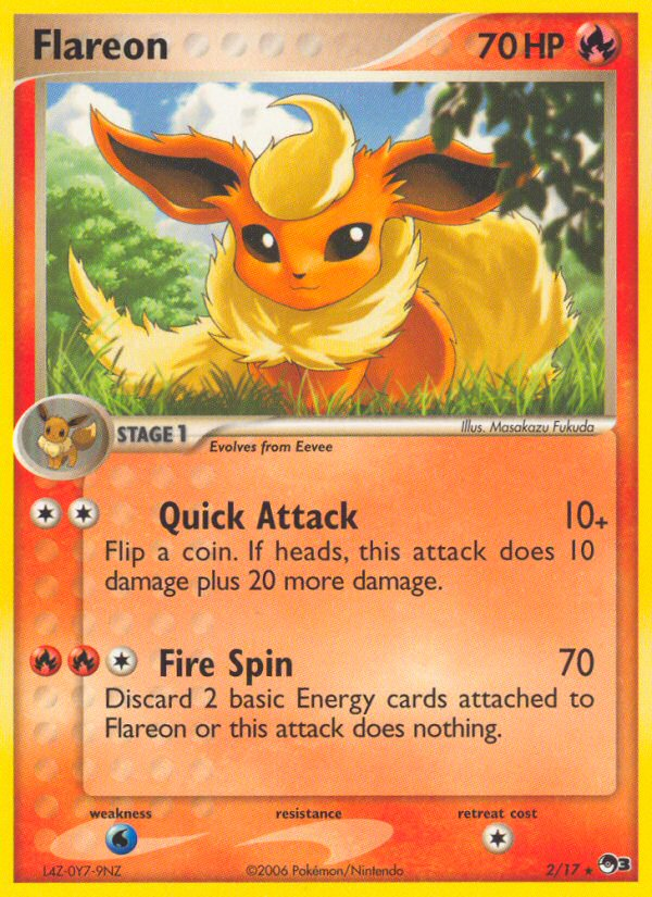 Flareon — POP Series 3 Non-Holo LP