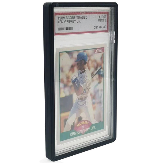 Evoretro Magnetic Slab Case in Black on a standard PSA slab