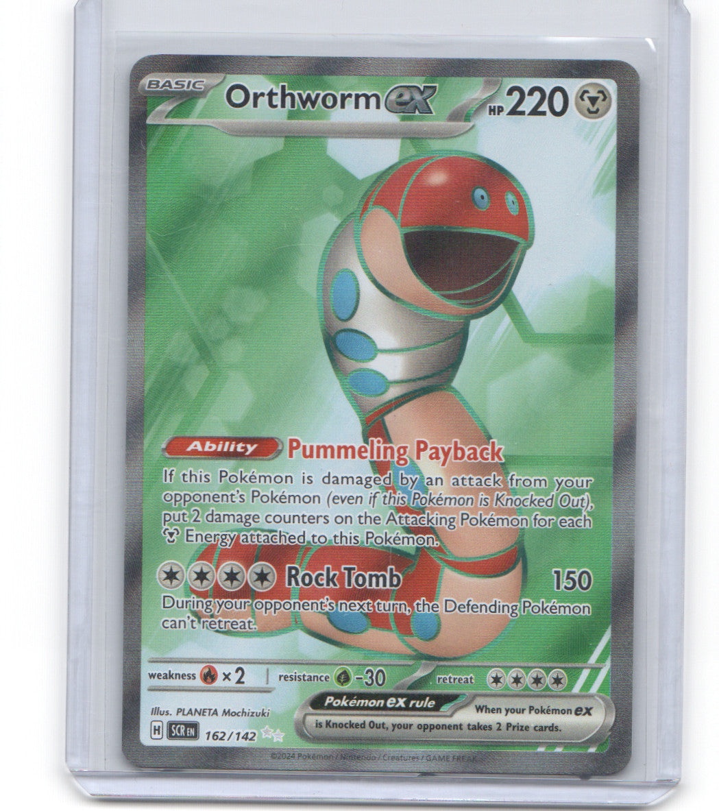 SV07: Stellar Crown #162/142 Orthworm ex