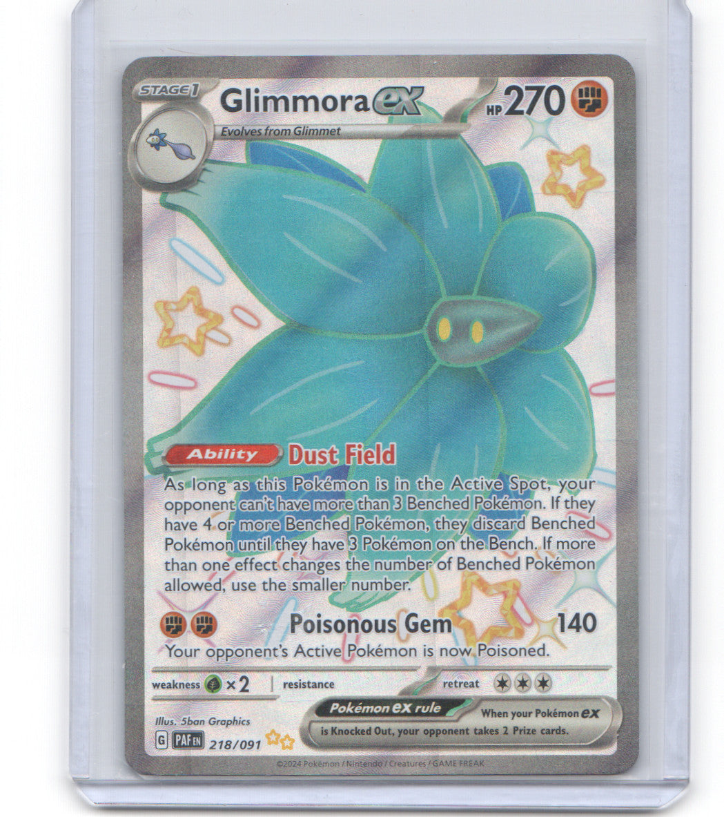 SV: Paldean Fates #218/091 Glimmora ex