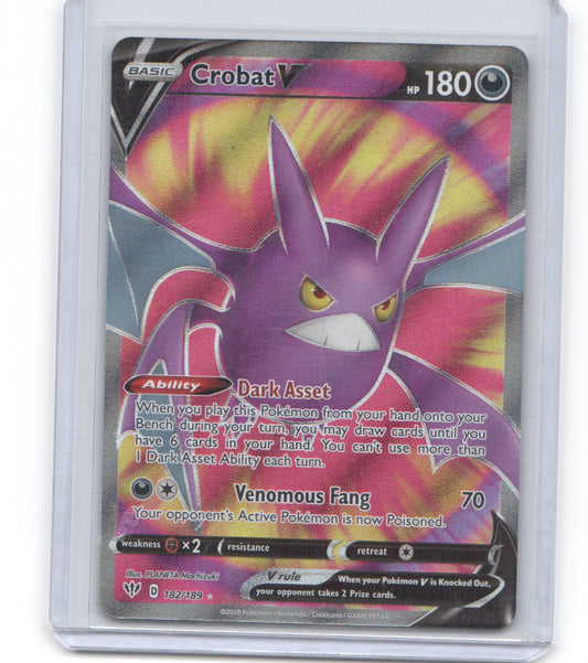 SWSH03: Darkness Ablaze #182/189 Crobat V (Full Art)