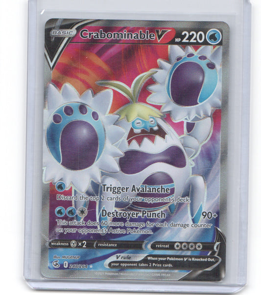 SWSH08: Fusion Strike #248/264 Crabominable V (Full Art)