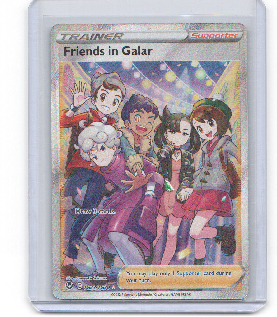 SWSH12: Silver Tempest Trainer Gallery #TG23/TG30 Friends in Galar