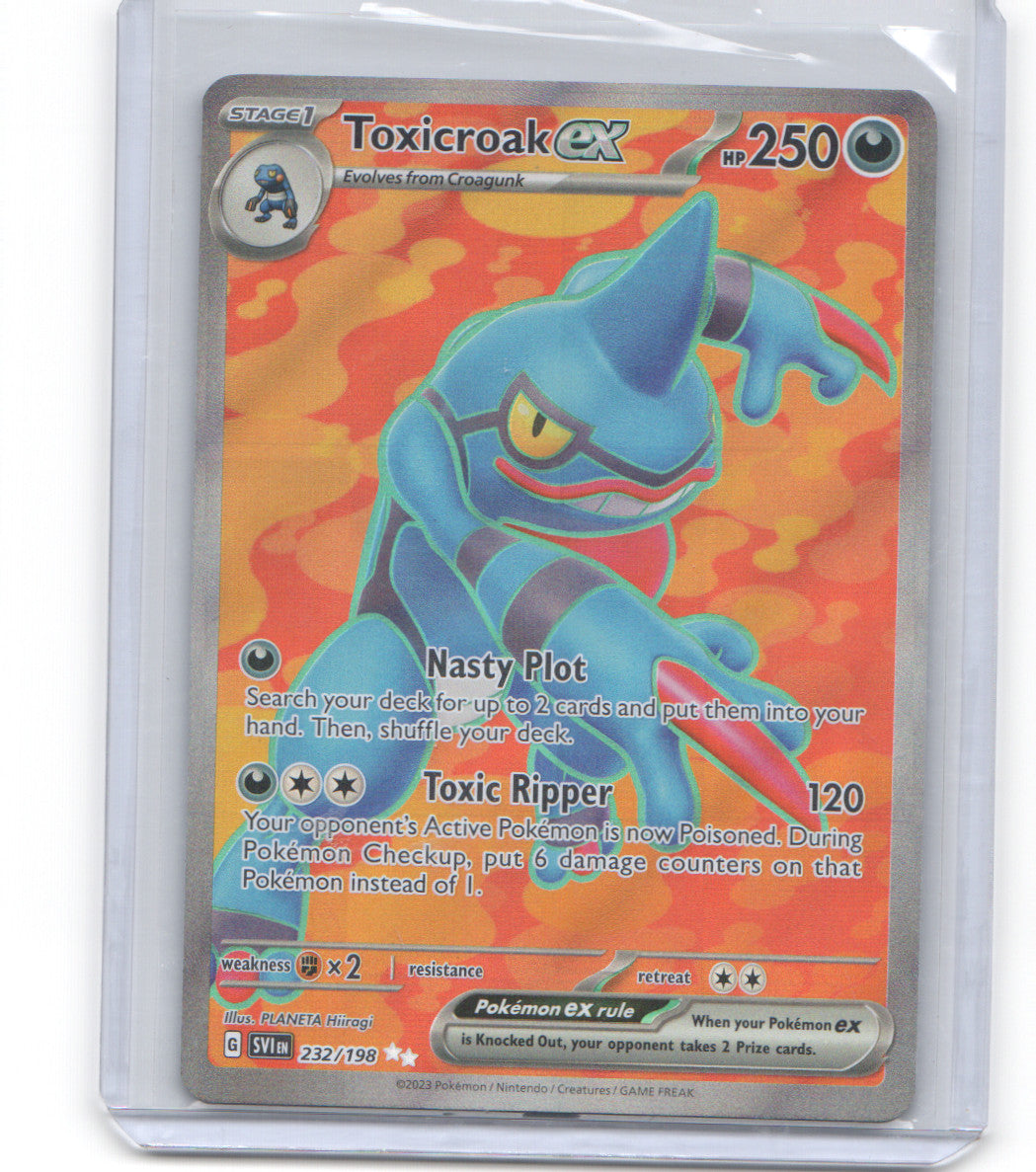 SV01: Scarlet & Violet Base Set #232/198 Toxicroak ex