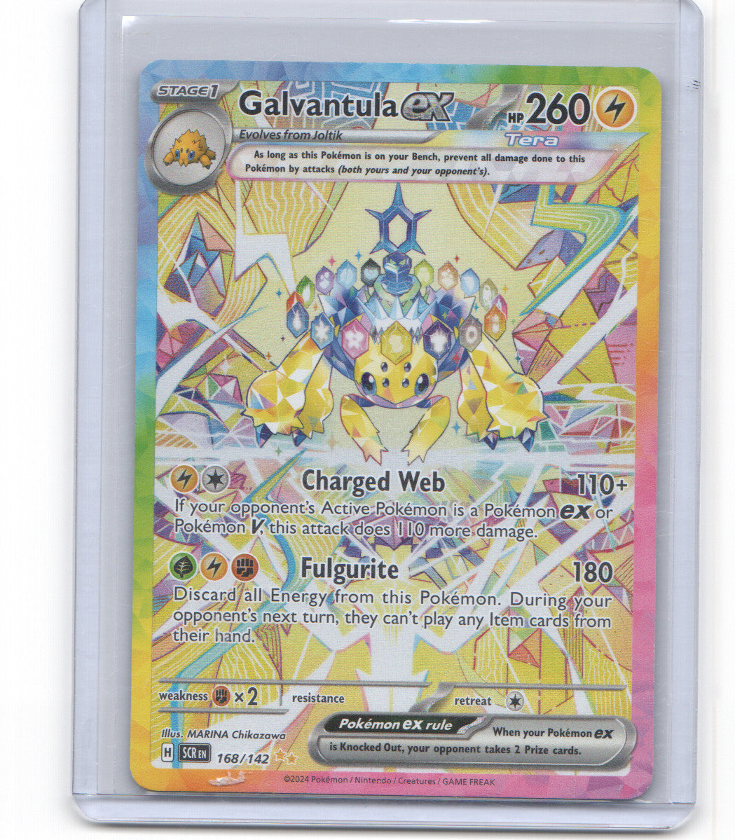 SV07: Stellar Crown #168/142 Galvantula ex