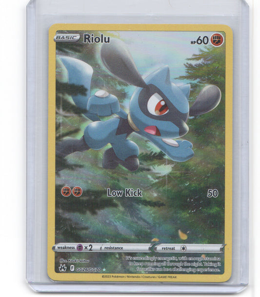 Crown Zenith: Galarian Gallery #GG26/GG70 Riolu